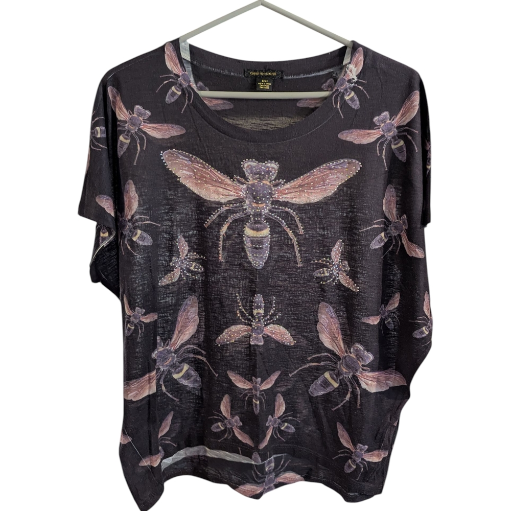 Jaded London Black and Gold Top